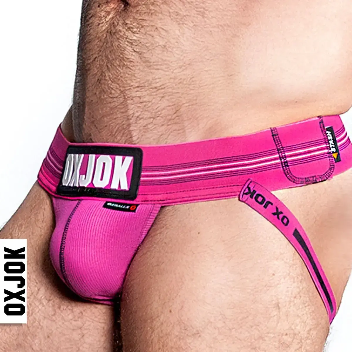 Oxballs Slingjock Upthrust Slider-Strap Jock Pink Sky