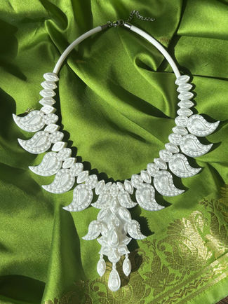 "P.H.A.T." - Necklace, Pearl White