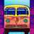 Thumbnail: A visually appealing painting of a bus, characterized by its lively yellow and pink hues, capturing attention and imaginat