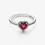Thumbnail: Garnet  Heart Shape Ring