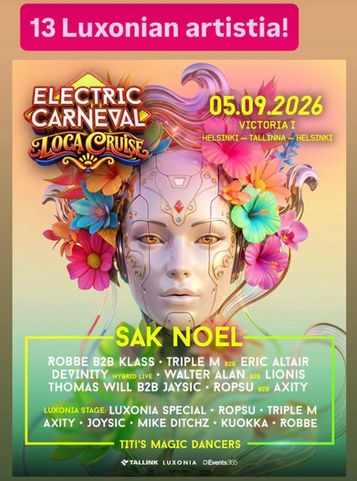 Electric Carneval jälleen syyskuussa!