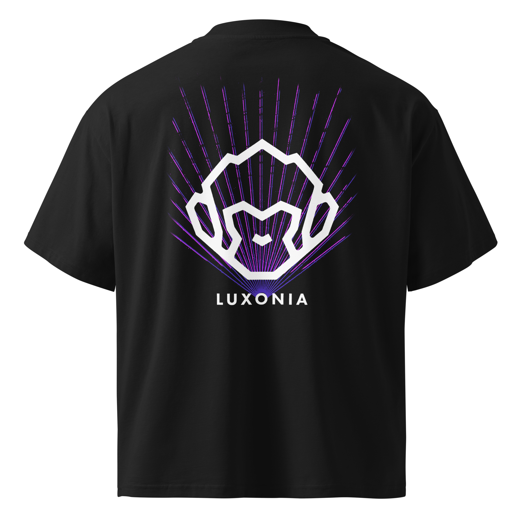 Unisex luomupuuvillainen oversize-t-paita korkealla kauluksella