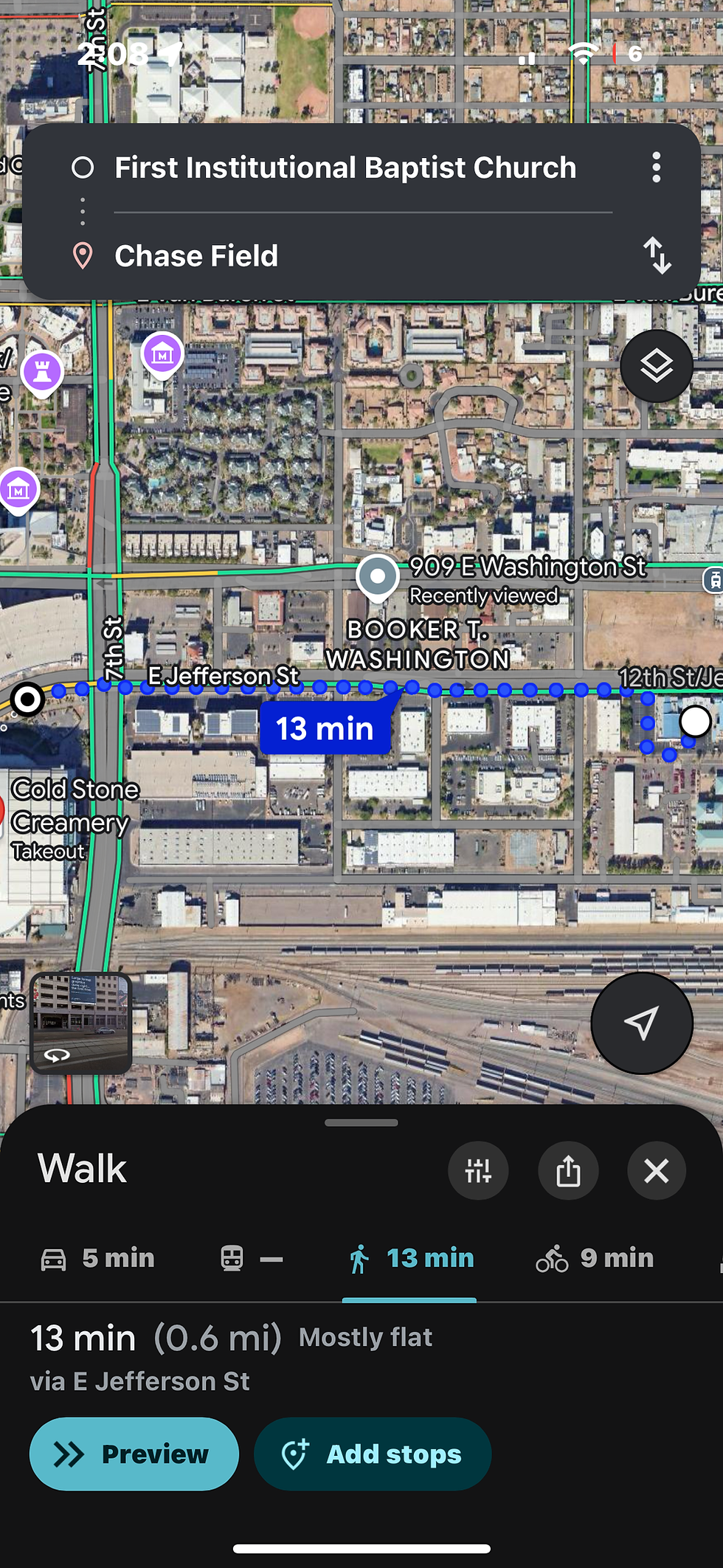 Thumbnail: 1141 E Jefferson st Diamondbacks parking pass | 13 minute walk - 0.6 Miles