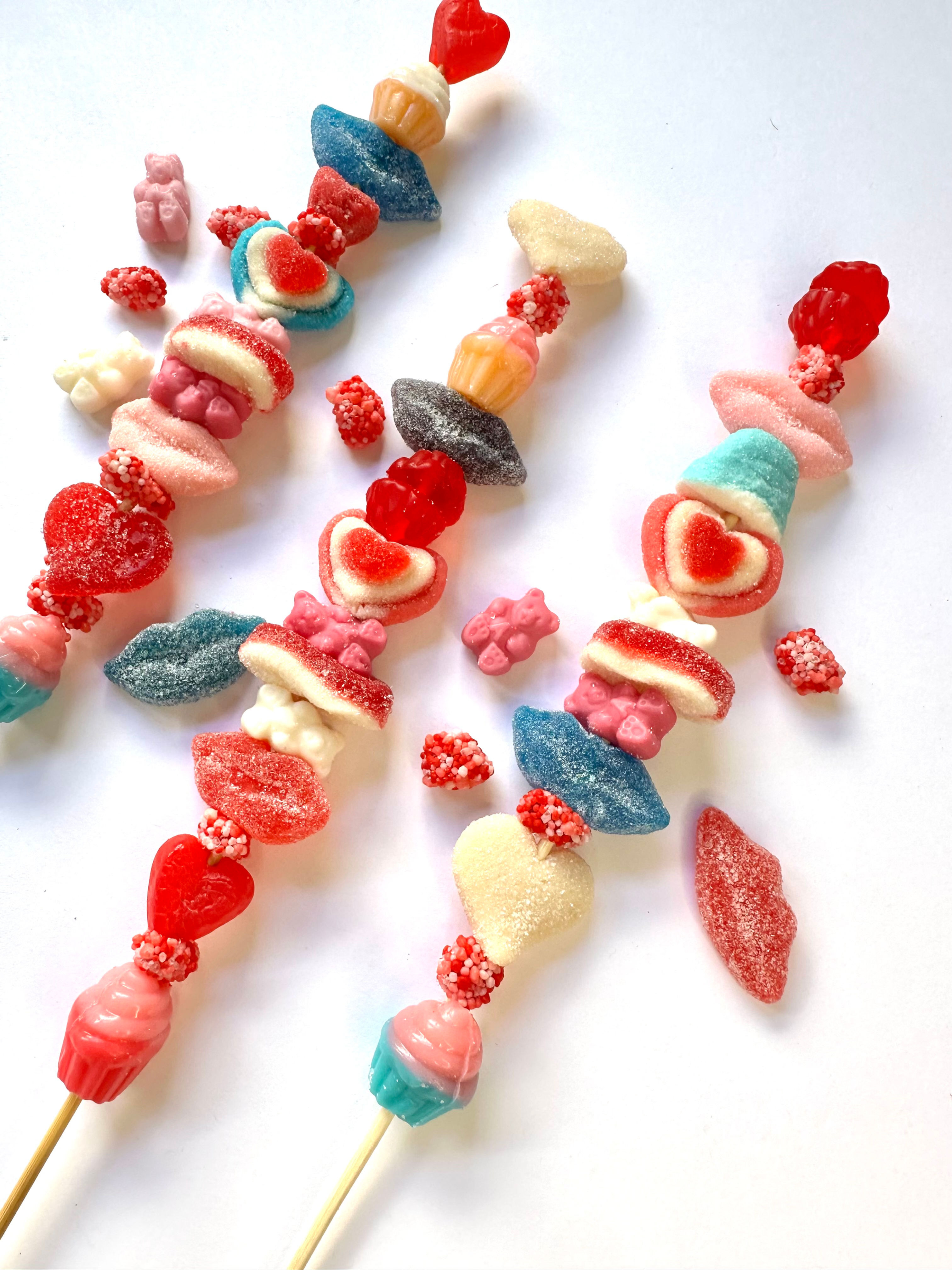 LOVE POP CANDY KABOBS (QTY 6)