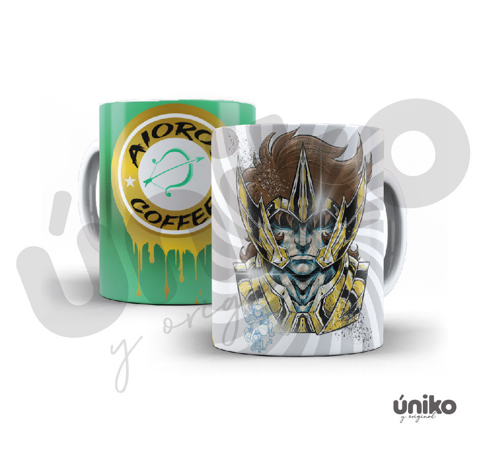 Miniatura: Mug Caballeros del zodiaco colección #4