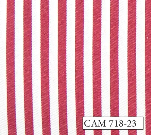 STRIPED SHIRT 100% EGYPTIAN COTTON 140/2 TOTAL BY HAND - CAM 718-23