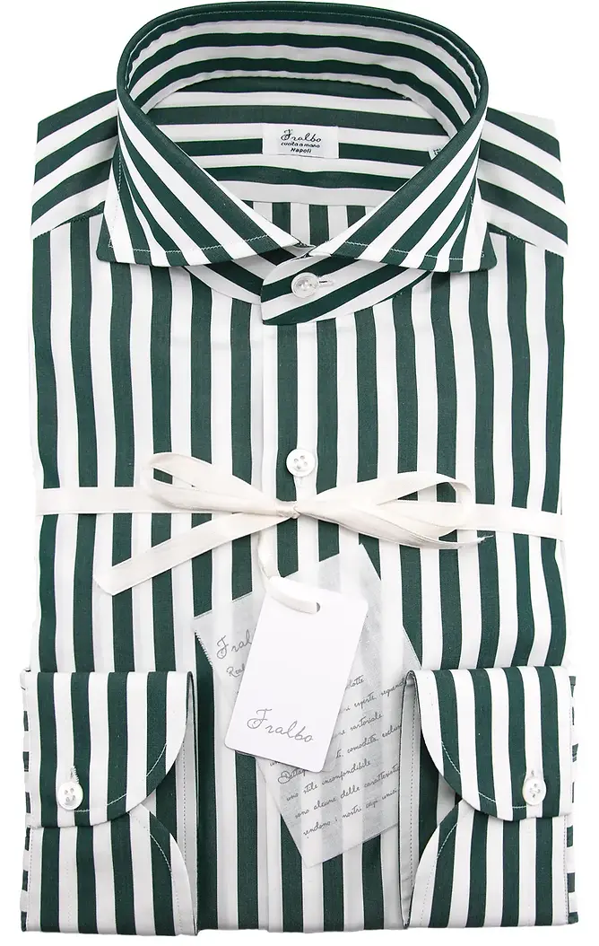 green emerald velvet dress Hisdern Non-Iron Sage Green Dress Shirt and Striped Tie 4XL main image 1