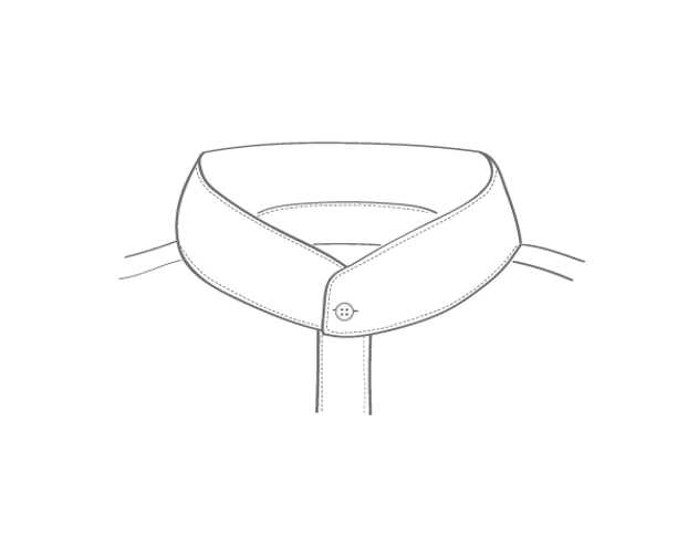 icona colletto camicia alla coreana