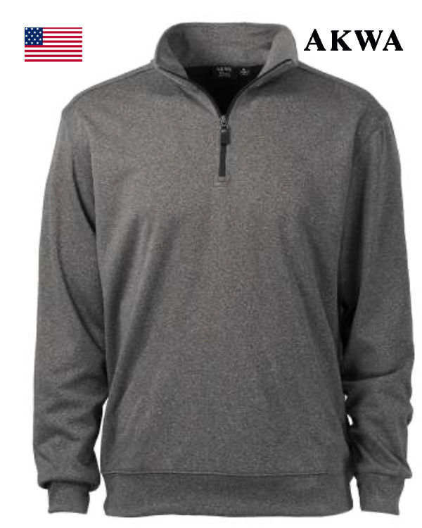 Thumbnail: 9438-BDI Men's Bonded Interlock 1/4 Zip Pullover