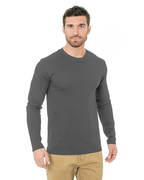 Thumbnail: 9550 – 4.2oz Fine Jersey Long Sleeve Crew