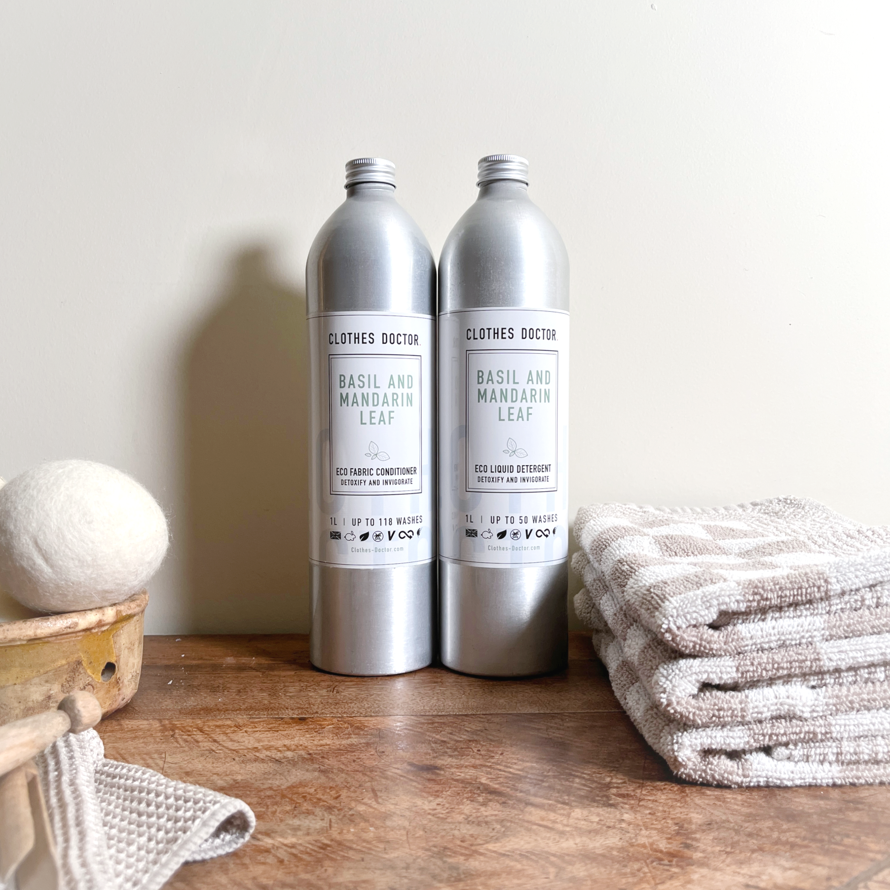 clothes doctor - BASIL & MANDARIN LEAF ECO FABRIC CONDITIONER