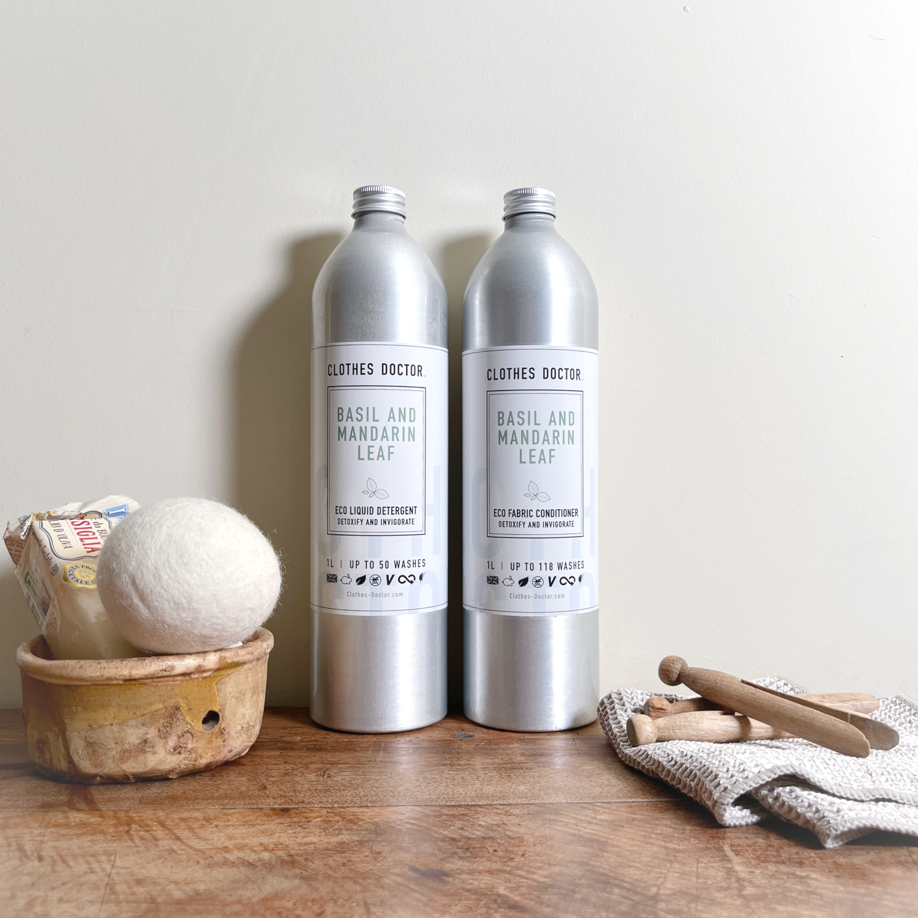 clothes doctor - BASIL & MANDARIN LEAF ECO LIQUID DETERGENT