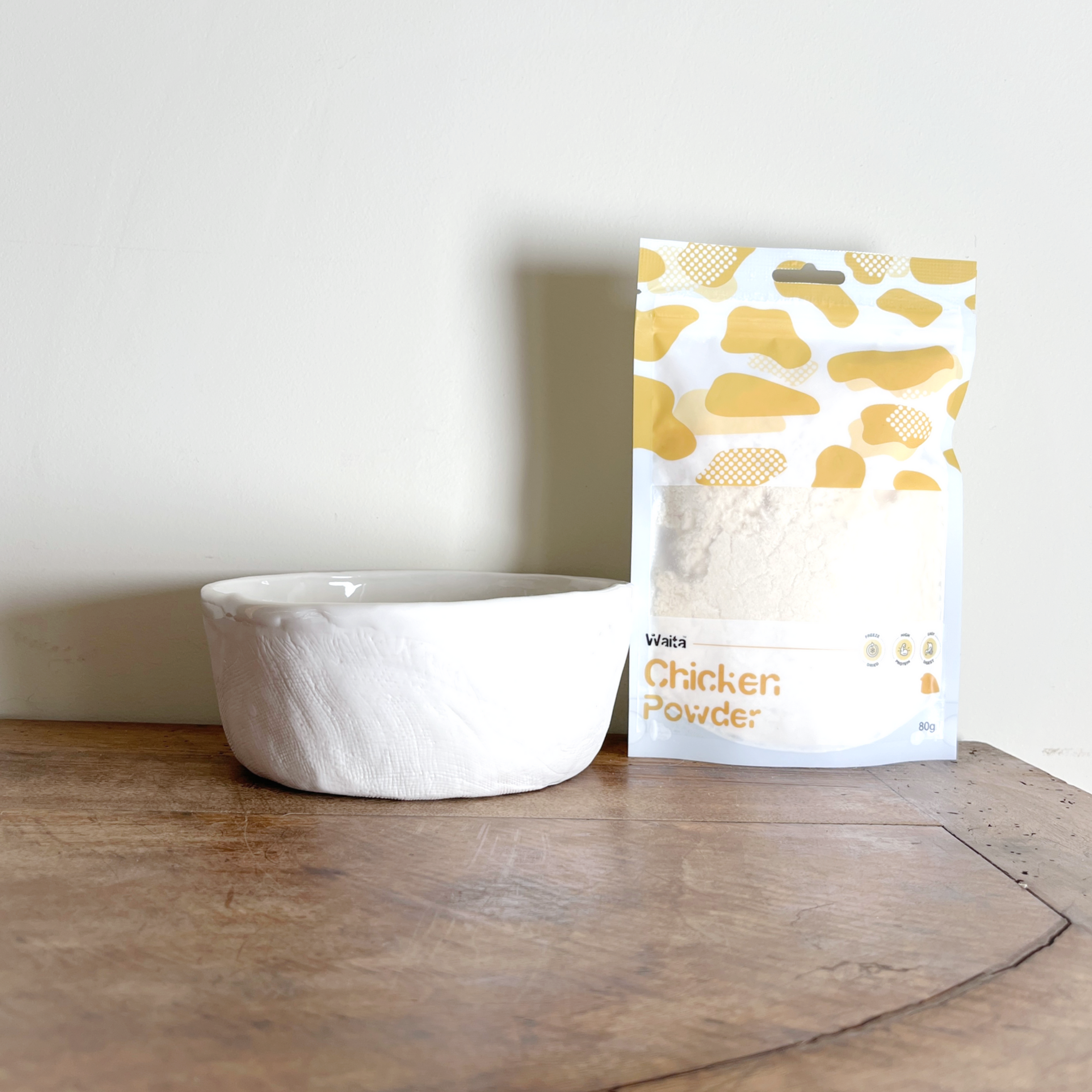 waita pets - chicken powder food topper 80 grams