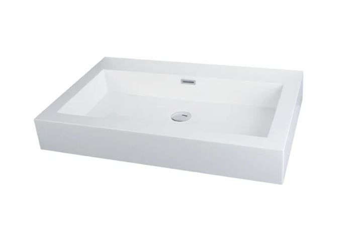 Rubi ARTO LAVABO DE COMPTOIR AVEC TROP PLEIN BLANC