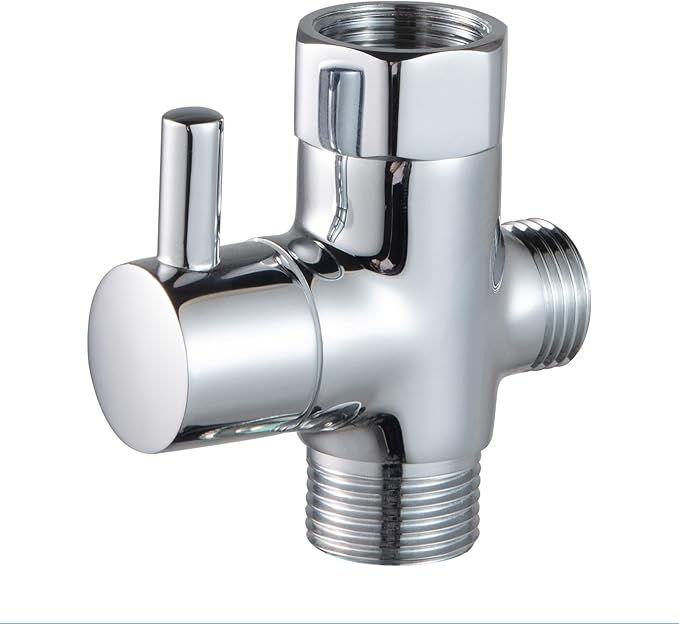 OFFO Adaptateur de bidet en T avec vanne d'arrêt, 3 voies 7/8"