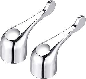 2 poignées de levier de robinet en alliage pour 8,2 mm