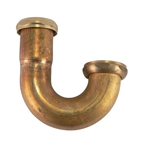 Siphon pour evier  cal 20 1 1/2 coude laiton