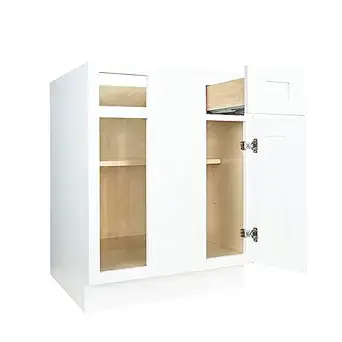 Thumbnail: Blind Base Corner Cabinet - 36"W x 34-1/2"H x 24"D  -1D, 1Drw, 1S