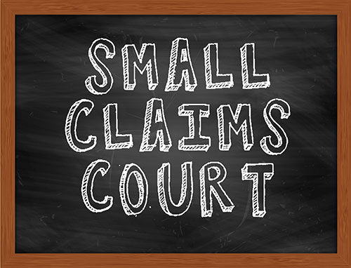 Quick guide to Small Claims.