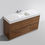 Thumbnail: 60″ BLISS - Chestnut - Single Sink Freestanding Vanity