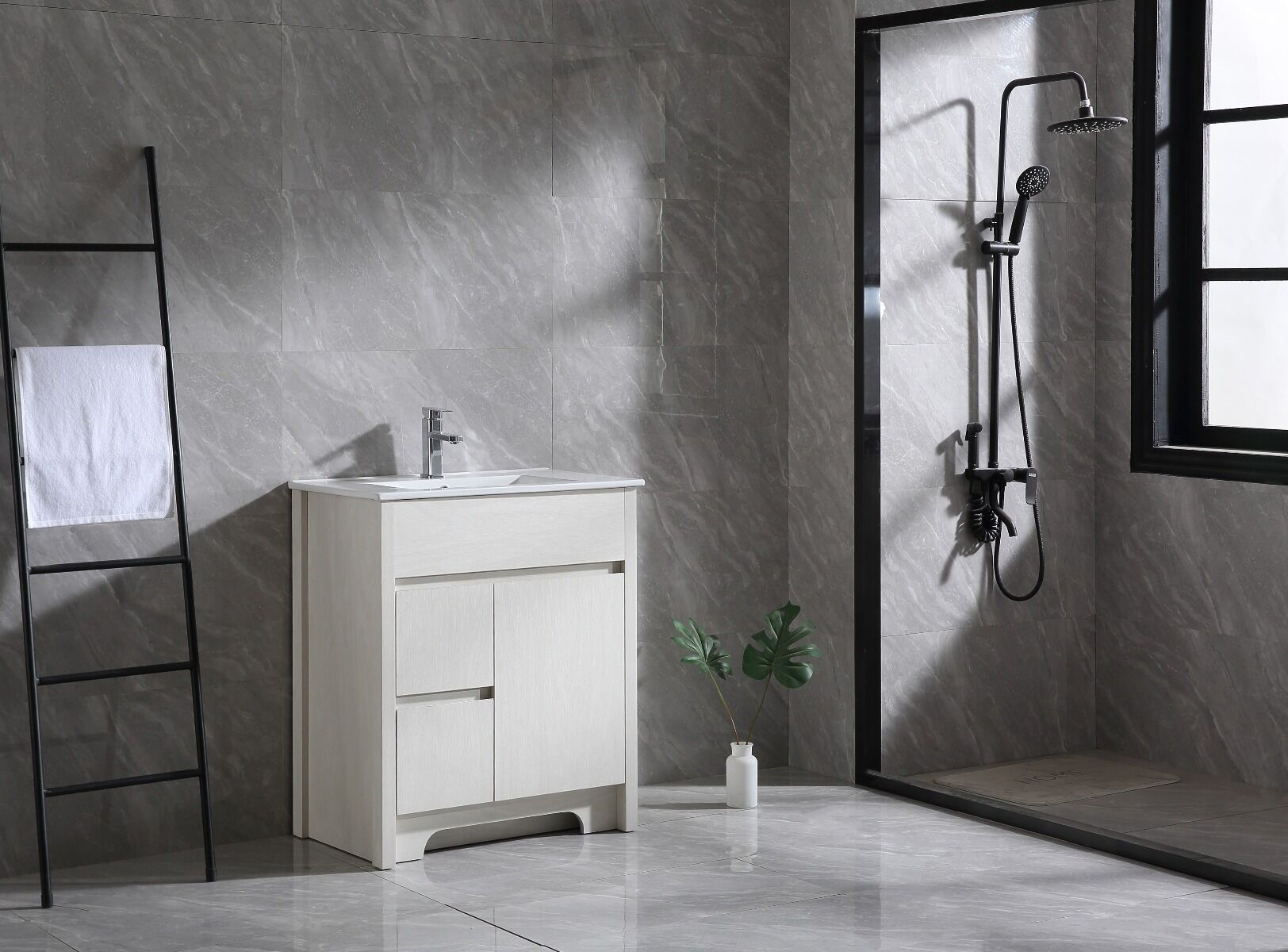 Indy - Light Oak Combo with Ceramic Countertop