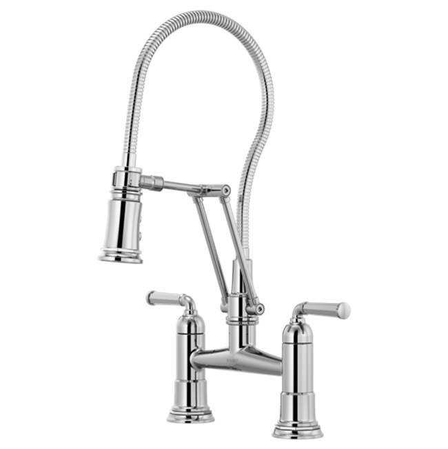 BRIZO - ROOK® Articulating Bridge Faucet