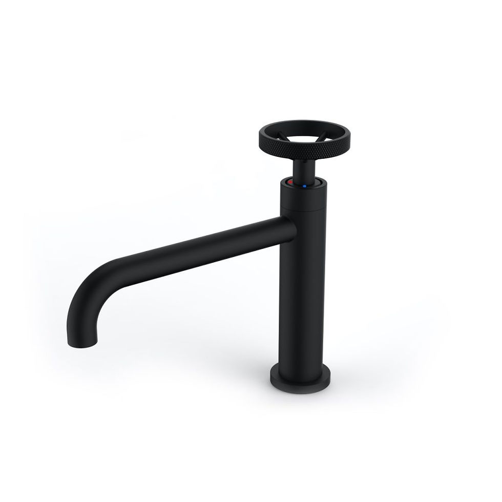 AQUA LOFT SINGLE LEVER BATHROOM VANITY FAUCET – MATTE BLACK