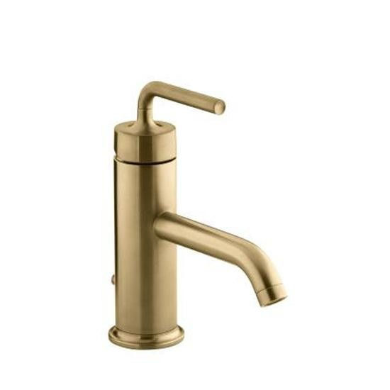 Kohler Purist Single-Handle Bathroom Sink Faucet With Straight Lever Handles