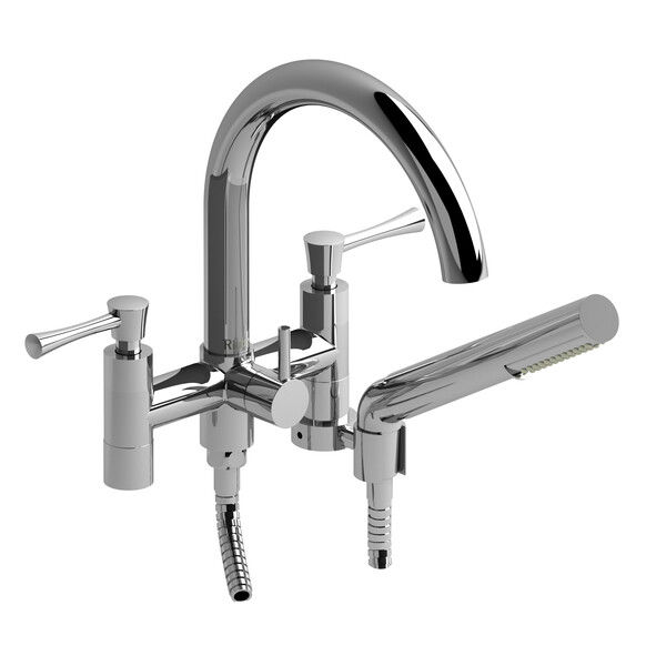 Riobel Edge Two Hole Tub Filler Without Risers