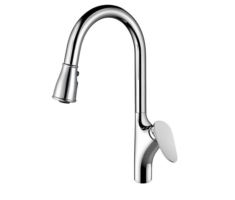 Acqua + Bango, Solid Brass single handle Kitchen Faucet ,Chrome