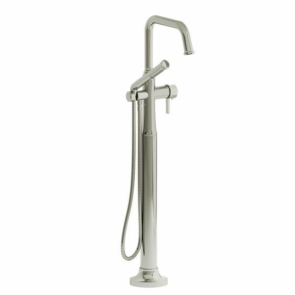 Riobel Momenti 2-Way Type T (Thermostatic) Coaxial Floor-Mount Tub Filler
