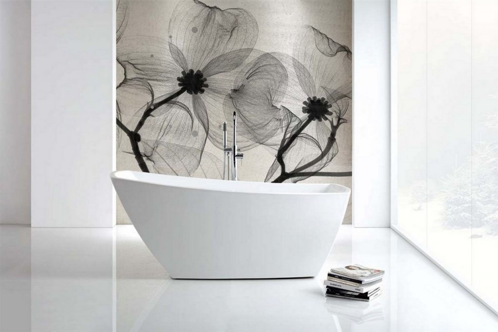 67" SOLATO - White - Slipper Freestanding Bathtub