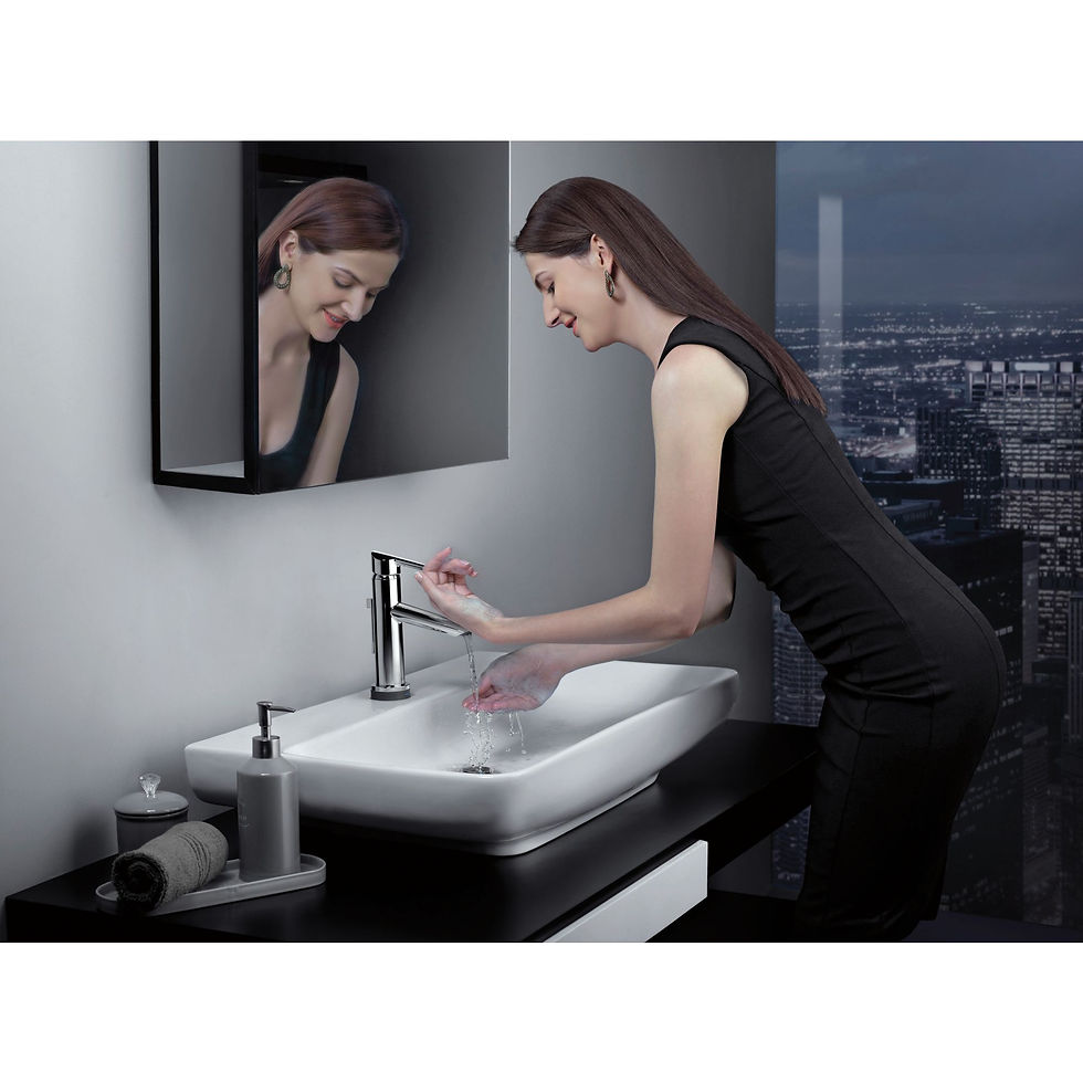 COMPEL® Single Handle Bathroom Faucet-Touchless