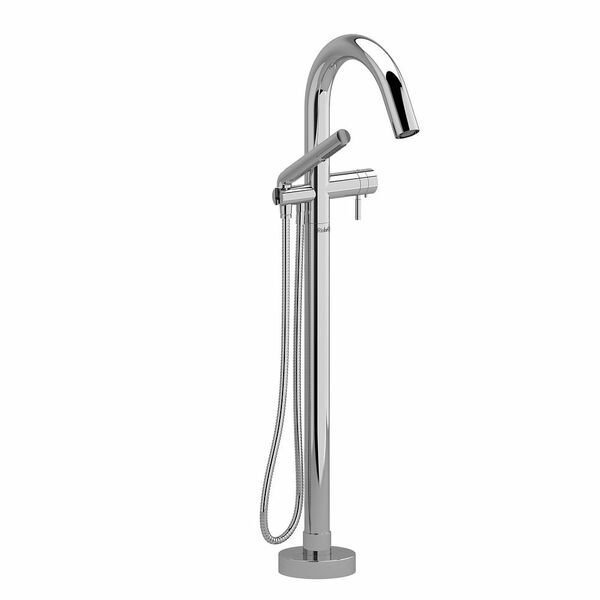 Riobel Sylla 2-Way Type T (Thermostatic) Coaxial Floor-Mount Tub Filler