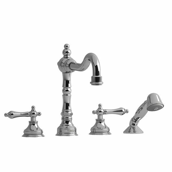 Riobel Retro 4-Hole Deck Mount Tub Filler