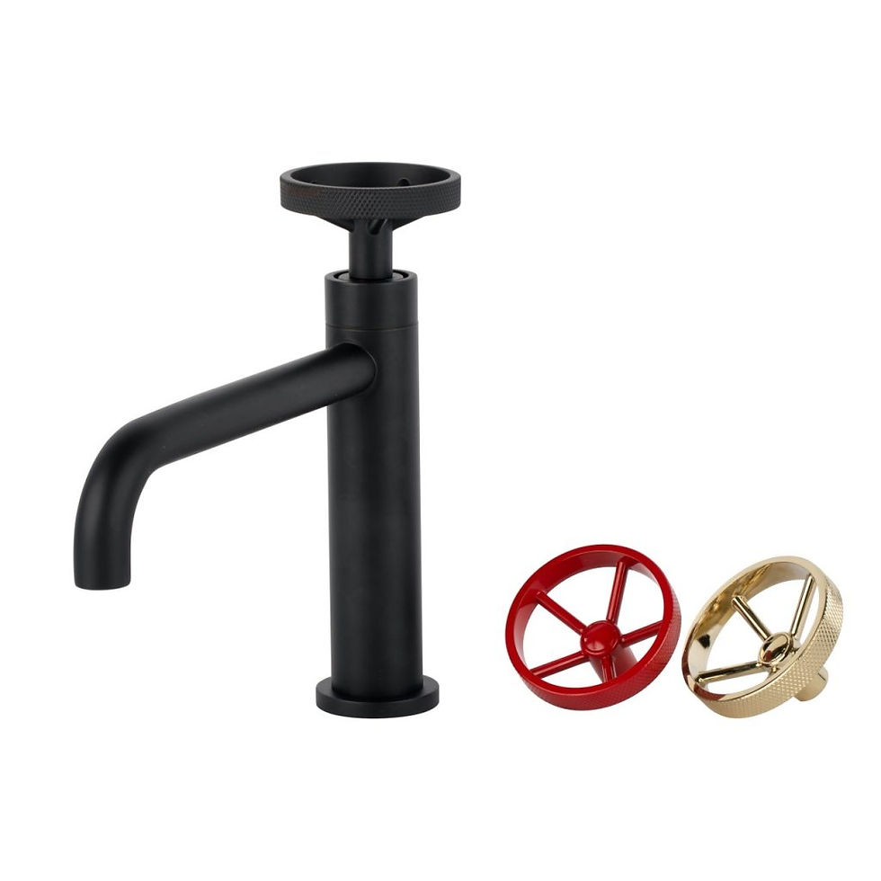 Thumbnail: AQUA LOFT SINGLE LEVER BATHROOM VANITY FAUCET – MATTE BLACK