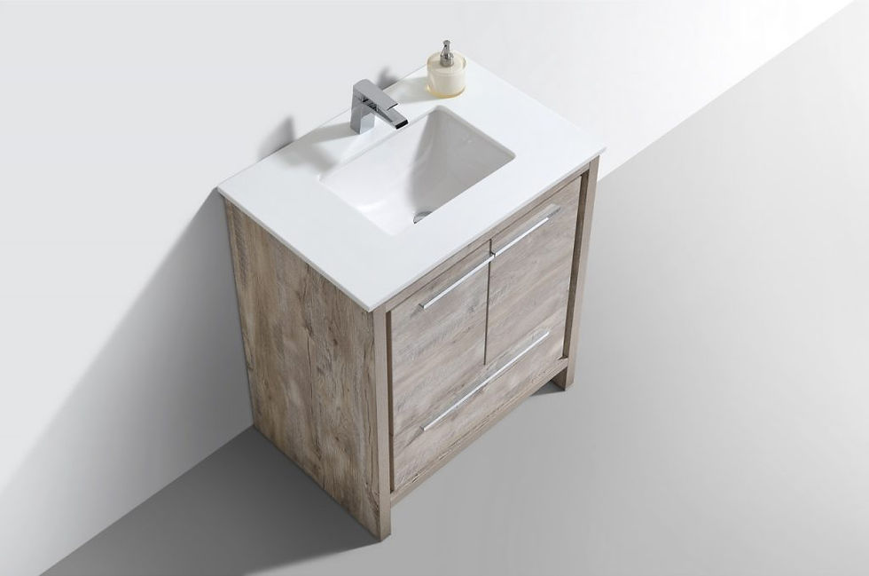 Thumbnail: 30" DOLCE - Nature Wood - Single Sink Freestanding Vanity