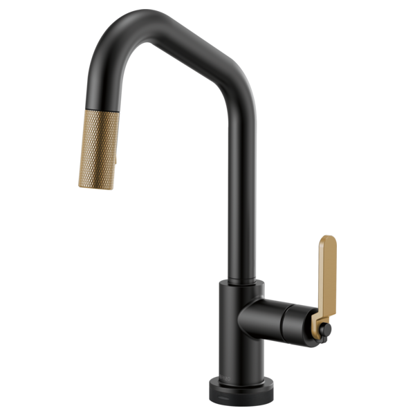 BRIZO - LITZE® SmartTouch® Pull-Down Faucet with Angled Spout Industrial Handle