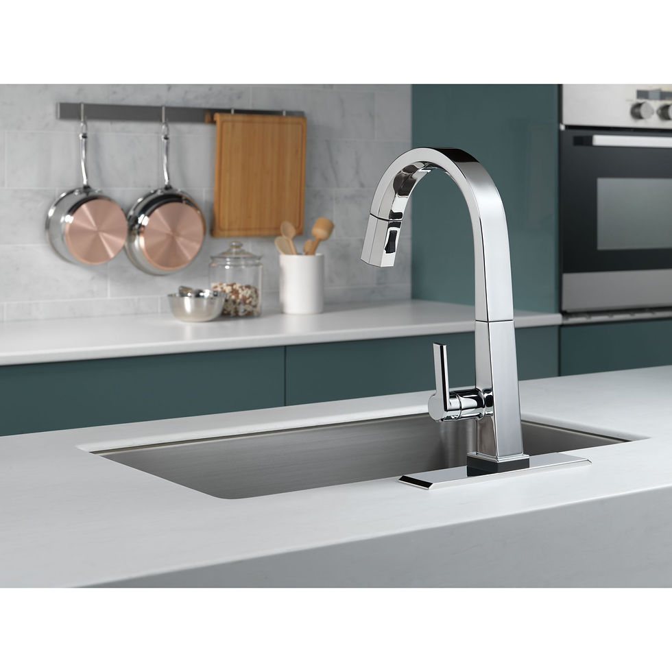 DELTA - PIVOTAL By Delta Pull Down Touch Single Handle Kitchen Faucet