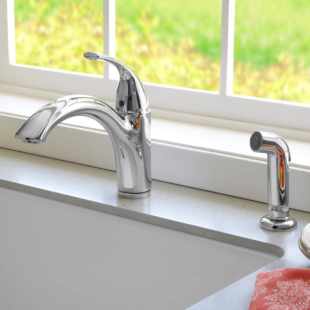 AMERICAN STANDARD - Quince 1-Handle Kitchen Faucet with Side Spray