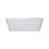 Thumbnail: 67" ONDULATO - White - Wavy Freestanding Bathtub