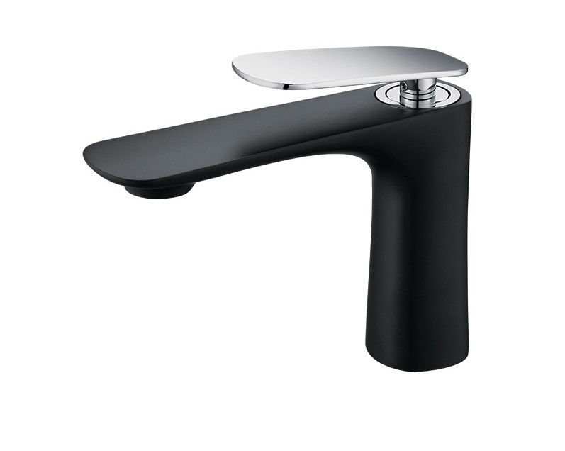 Acqua + Bango, Solid Brass single handle mixer, Matt Black