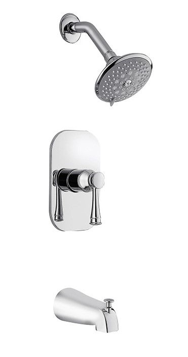 Acqua + Bango, Solid Brass Concealed Shower Mixer, Chrome