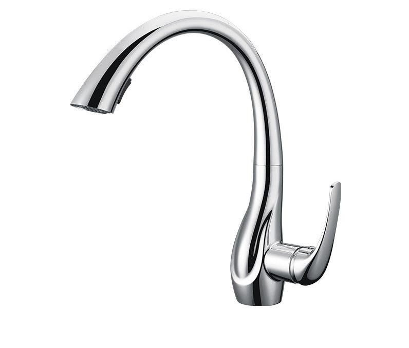 Acqua + Bango, Solid Brass single handle Kitchen Faucet , Chrome