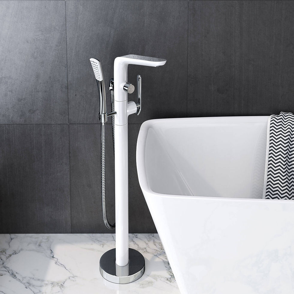 Acqua + Bango Freestanding Tub Filler