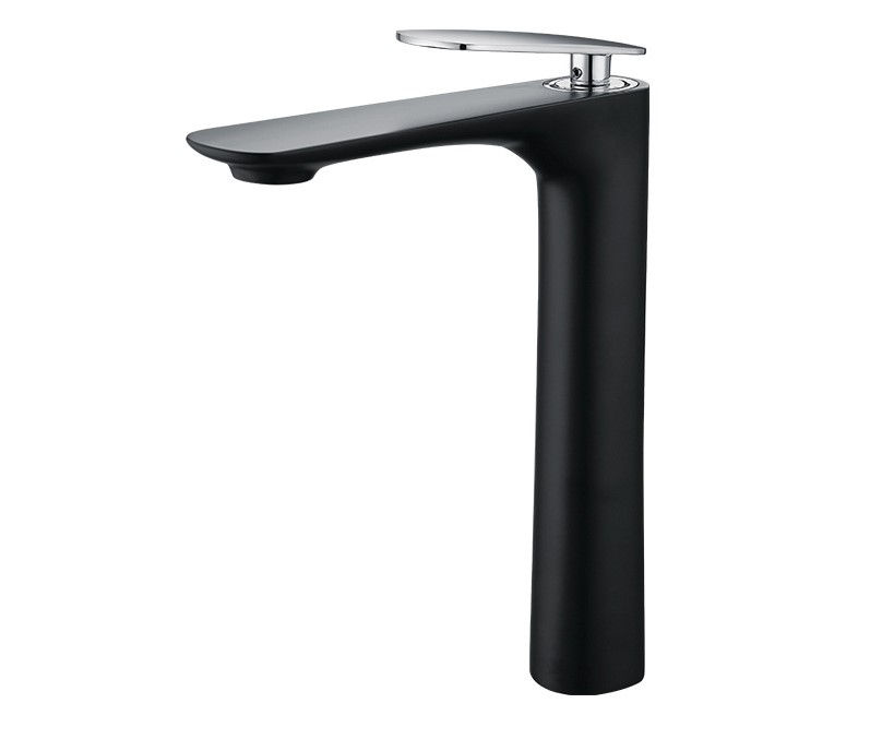Acqua + Bango, Solid Brass single handle mixer, Matt Black