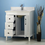 Thumbnail: 30" European Style White Bathroom Vanity with Stone Top