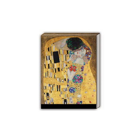 Carnet de notes aimanté - Le baiser Klimt