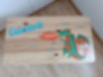 Coffre à jouets dessus
