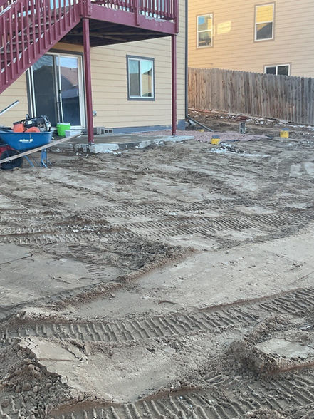 grading and outdoor living